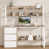 White and Walnut