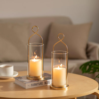 Ensemble de 2 appliques pour bougie