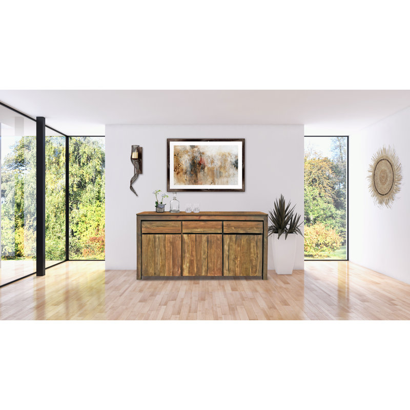 Buffet 3 portes en teck recyclé Leisa