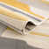Dimond Striped Mustard/Grey/Beige Area Rug