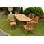 Kia Outdoor 9 - Piece Teak Dining Set