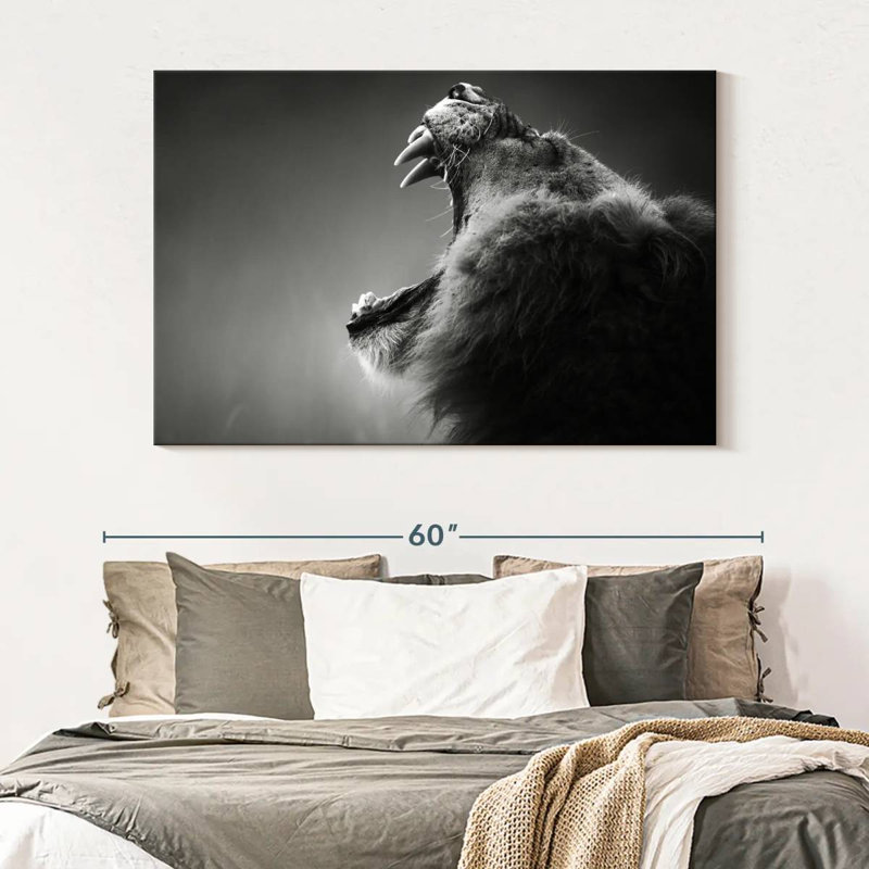 Lion Maw, 34" H x 51" W