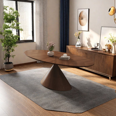 Solid wood multi-layer board dining table