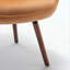 Fauteuil à oreilles Mid-Century moderne capitonné-1673436089