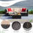 Atyia Wicker Patio Sofa with Cushions