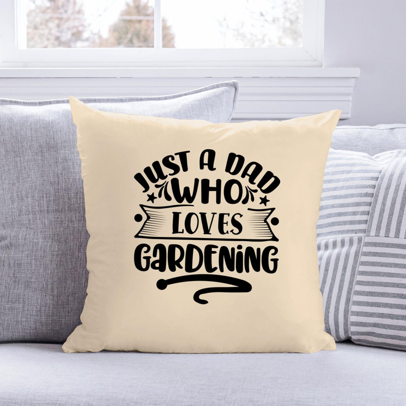Reversible Throw Pillow, 20"H x 20"W