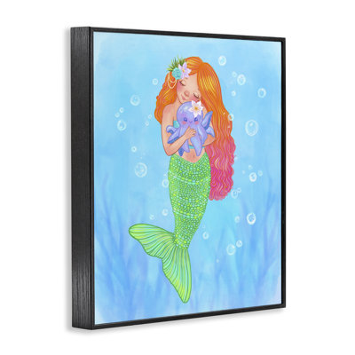 «Sweet Mermaid Love», estampe numérique, design par Stephanie Sanchez