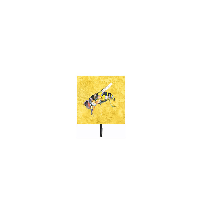 Crochet mural bee