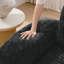 Canapé en forme de L sans os, tissu de velours doux, conception capitonnée, éponge haute densité 32D, aucun assemblage requis, conception ergonomique du bas, conception antidérapante, repose-pieds mobile pour les chambres à coucher, noir-1431235701