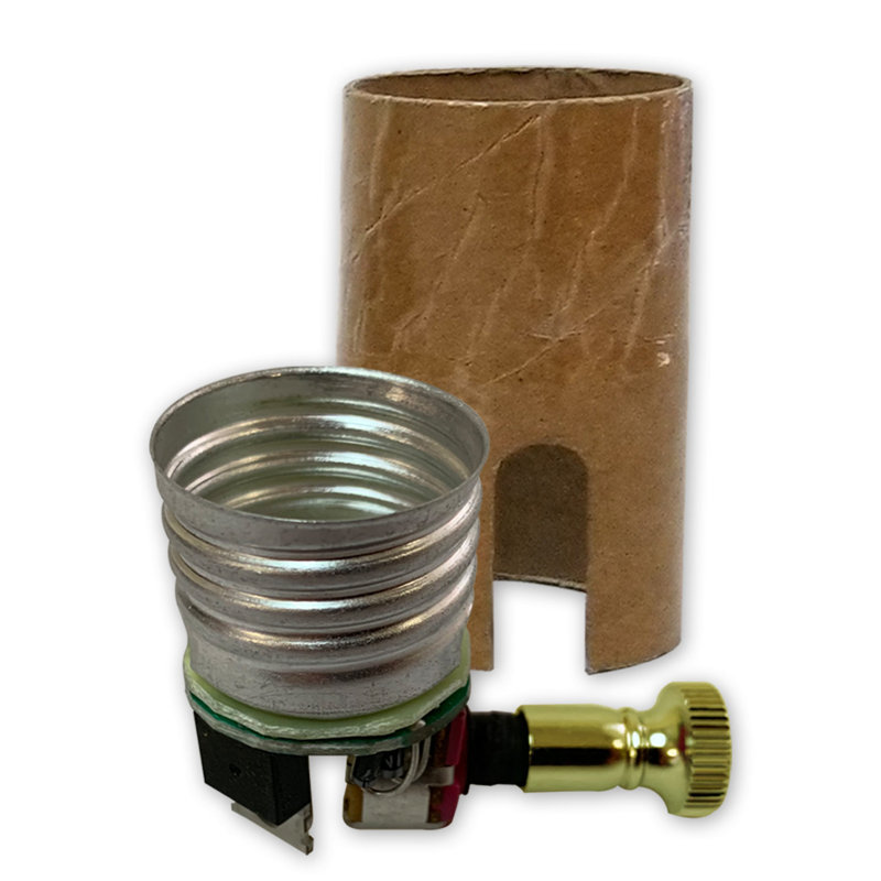 15 Tamper Resistant 150 Watt Dimmer, Polished Brass