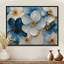 Mizuho Velvet Cherry Blossoms Blue Simplicity II - art mural grande fleur de cerisier-953013536-953013540-953013546