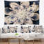 Tapisserie florale blanche-28505080