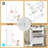 30"W Farmhouse Shoe Cabinet with 2 Flip Drawers & 2 Drawers – Narrow Freestanding Organizer for Entryway（30" W x 9.25" D x 42.7" H）-1663616827