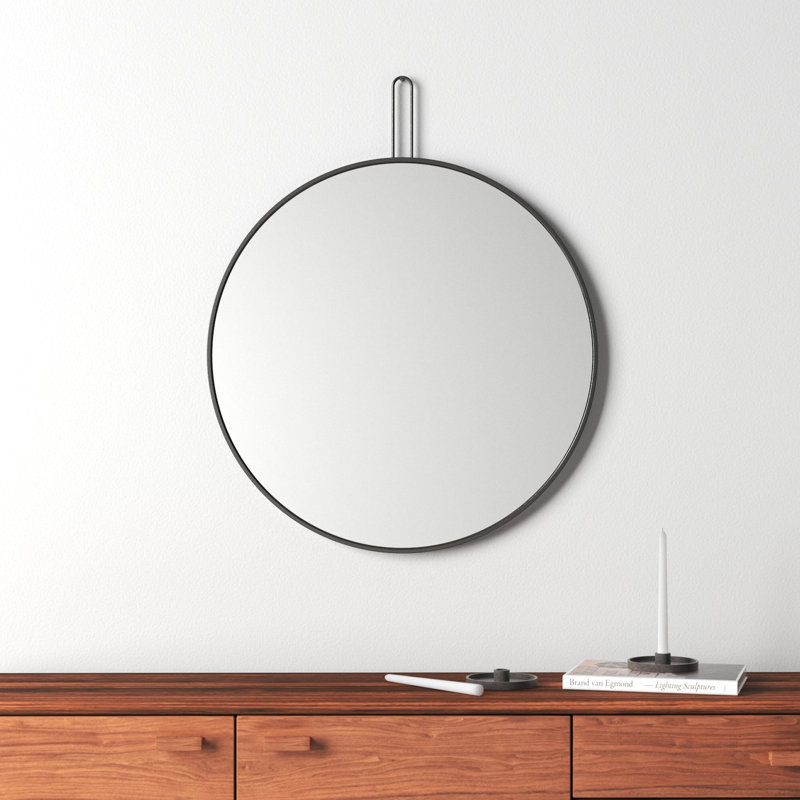 Dermot Metal Wall Mirror, 38" x 32"