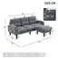 3 Seater Cotton Blend Sectional-978900218