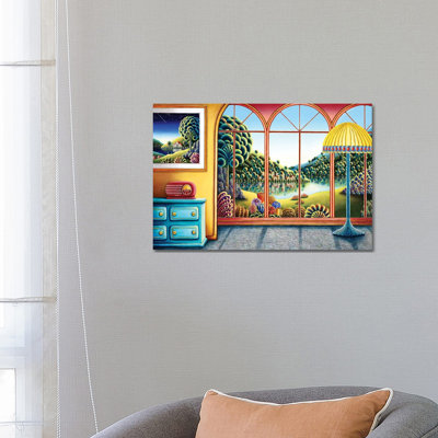 Radio Days IX by Andy Russell - Wrapped Canvas Print