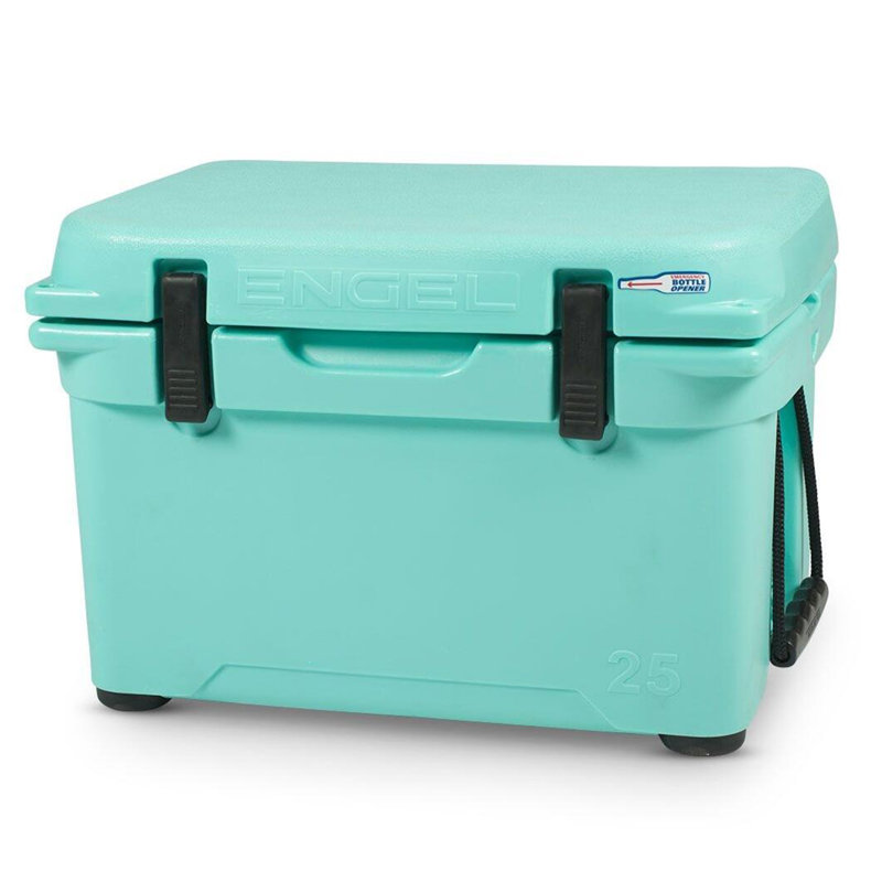 Engel 25 High Performance 5.28 Gallon 24 Can Roto Molded Ice Cooler, Sea Foam