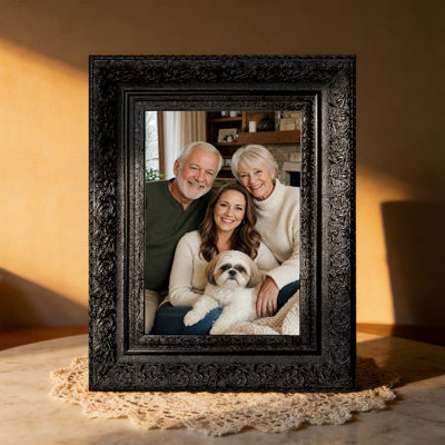 8" x 10" Black 1PC Desk Picture Frame for Memory Display