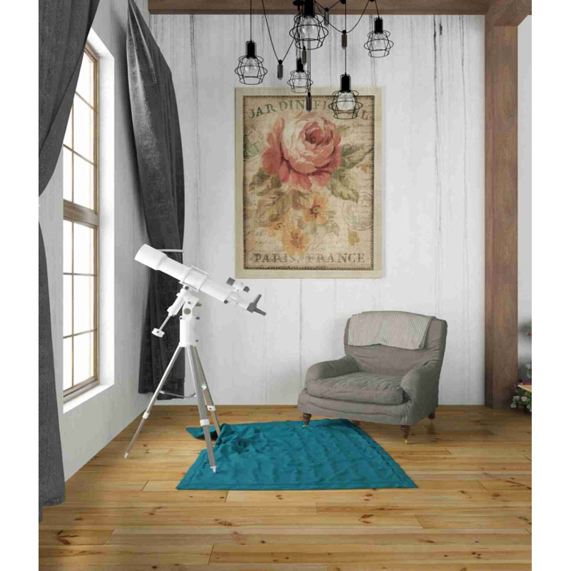 «Parisian Flowers II» par Danhui Nai, art mural sur toile, H 34 po x l 26 po x P 1,5 po