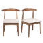 Chaises de salle à manger en bois massif avec dossier large incurvé, chaises d'appoint de cuisine de ferme-634398800