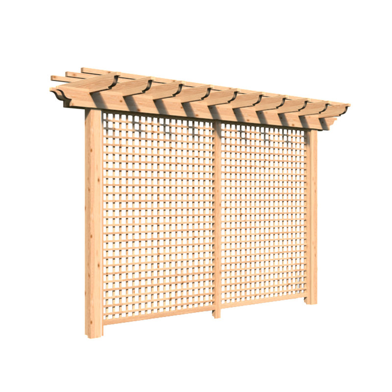 Solid Wood Pergola, 14 ft. W x 4 ft. D