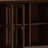 Artisan 66"W Solid Wood 4-Shelf Storage Cabinet with Tempered Glass Doors and Adjustable Shelves-610587433