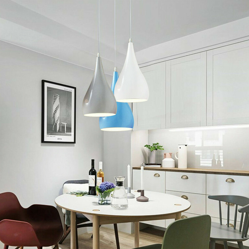 Bohuslava 3 - Light White Pendant, Blue/White/Grey