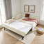 Lit de jour incurvé à dossier arrondi avec dossier arrondi, lit de jour en chenille à garniture cloutée rétro avec couchette coulissante et port USB-128965068-128965071