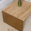 Keven Travertine Coffee Table, Natural and Brass
