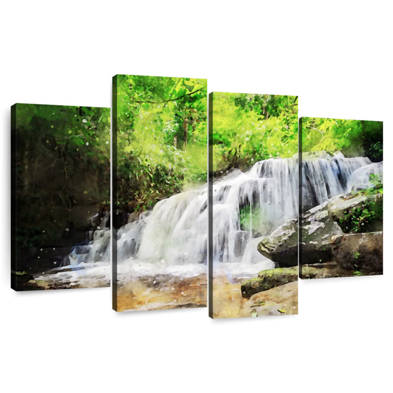 Cascade réaliste Alvord, H 42 po x l 68 po