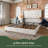 56" High Back Velvet Upholstered Wingback Headboard, Floor-Standing For Adjustable Mattress Heights-486808685-486808675
