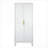 Cabinets | Modern 2-Door 71 Inch Steel Storage Cabinet with Adjustable Shelves, White | Off-White | Bedroom-362314952