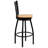 Cammie 'X'' Back Swivel Metal Barstool-105662712-105662716