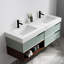 Nikola 60'' Natural Wood Veneer Plywood Double Bathroom Vanity with Quartz Top