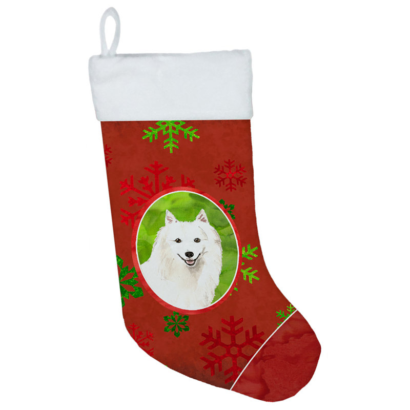 Chaussette de Noël, Spitz japonais