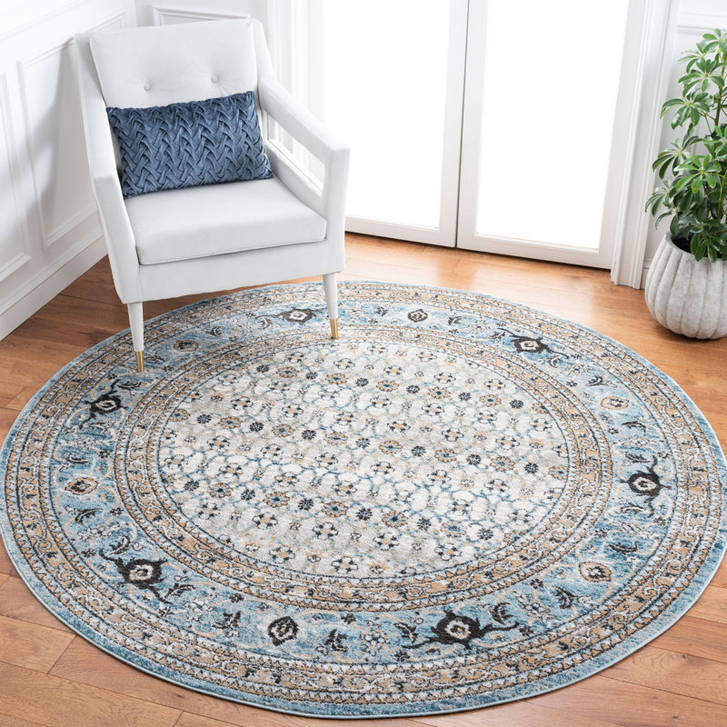 Agostino Performance Oriental Rug, Round 6'7"