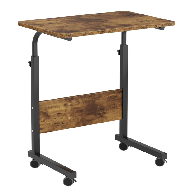 Chariot réglable pour ordinateur portable, H 35,4 po x l 23,6 po x P 15,7 po, Brun