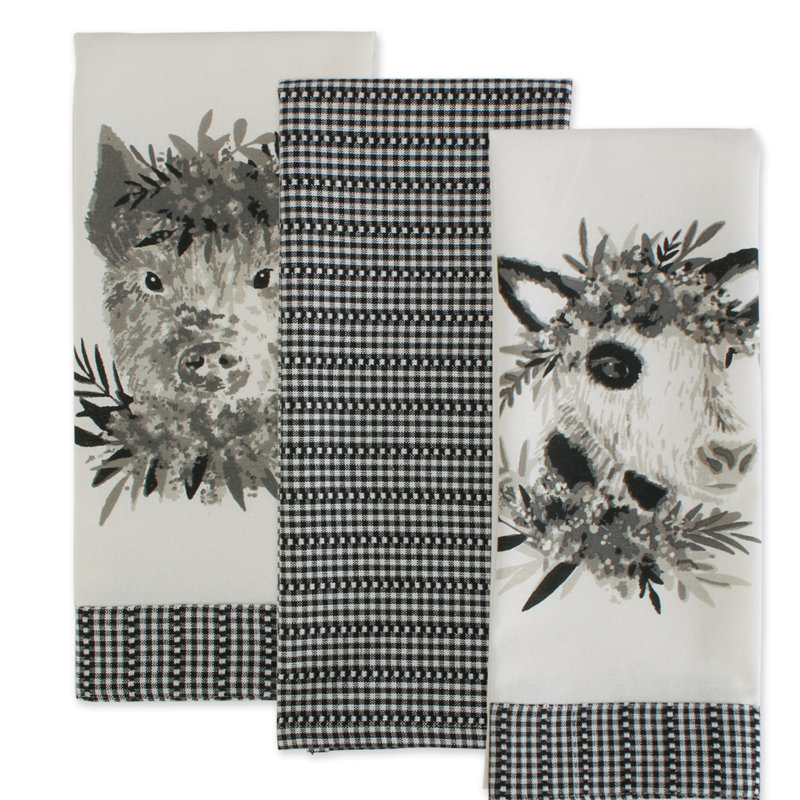 Teatowel animaux de grange