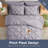 Bed-in-a-Bag Pinch Pleat Comforter Set with Bed Sheets & Down Alternative Pillows-115707323-115707308