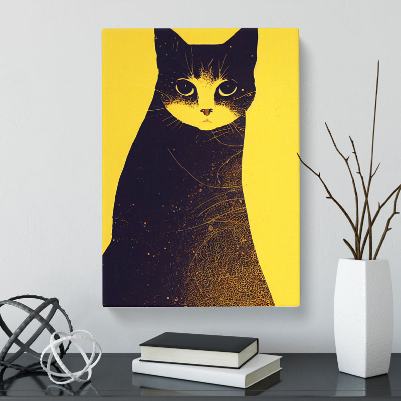Cat Collage - Wrapped Canvas, 50cm H x 35cm W x 3cm D