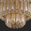 Lustre en cristal à 9 niveaux Ebtisam