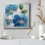 Flowering Blues II - Peinture sur toile encadrée-423624591-423624695