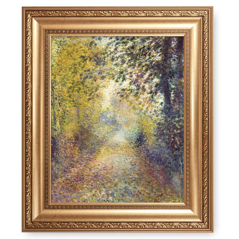 Dans les bois par Pierre-Auguste Renoir, H 24 po x l 36 po