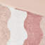 Housse de couette en fausse fourrure à poils longs Blush Multi King / King Ombre, 2 taies décoratives