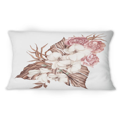 Floral Throw Pillow
