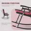 Ensemble de chaises berçantes 3 pièces