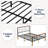 Banesa Metal Platform Bed-1561956895