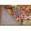 Tapis multicolore en laine Kilim 10 x 13