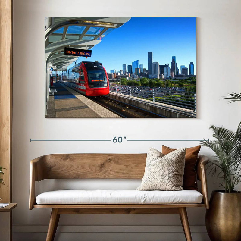 Houston Train, 34" H x 51" W
