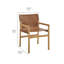 Chaise en cuir Sonora-114657683